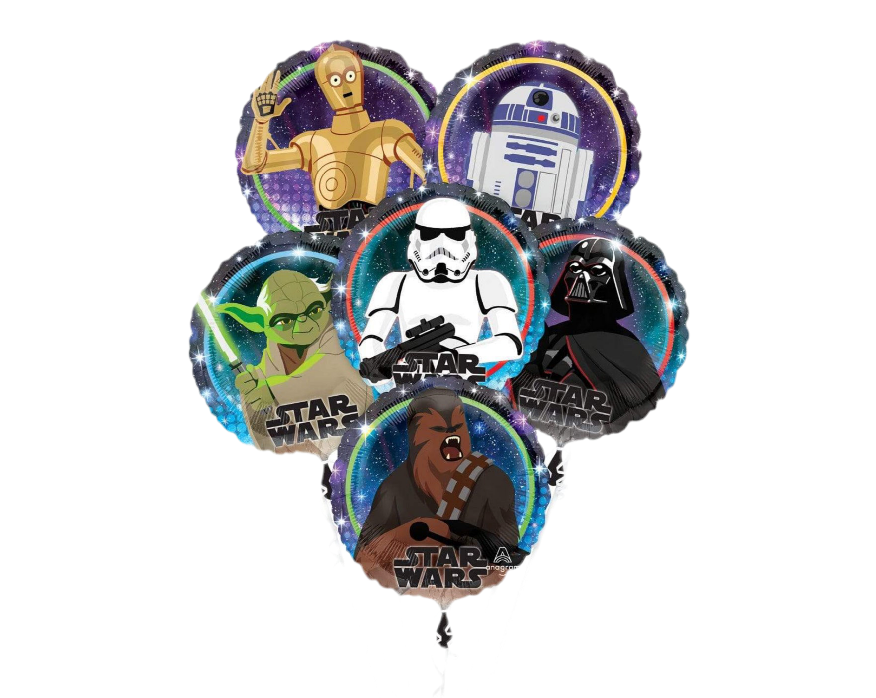Anagram Star Wars Galaxy Balloon Bouquet